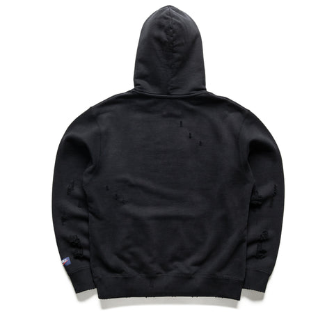 Jordan Rare Air Fleece Pullover Hoodie - Black/Chile Red