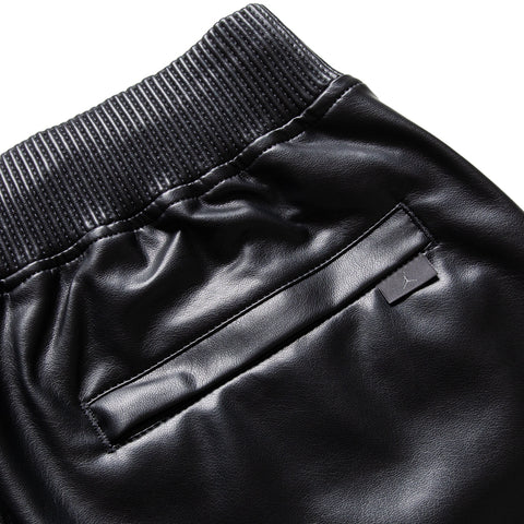 Air Jordan Vegan Leather Diamond Shorts - Black
