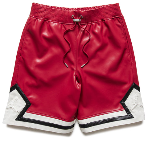 Air Jordan Vegan Leather Diamond Shorts - Wings Jordan Red/Sail