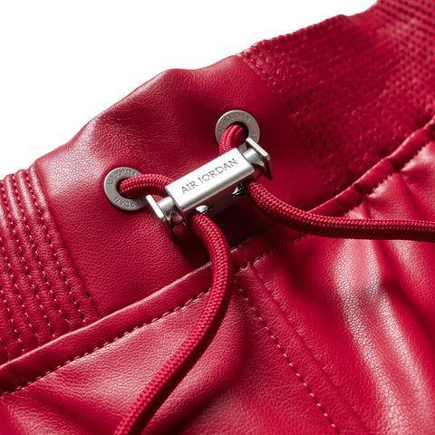 Air Jordan Vegan Leather Diamond Shorts - Wings Jordan Red/Sail