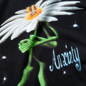 Jungles Anxiety Flower Tee - Black