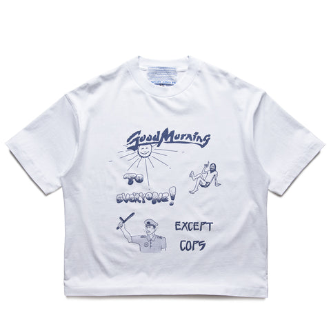 Jungles Good Morning Cops Tee - White