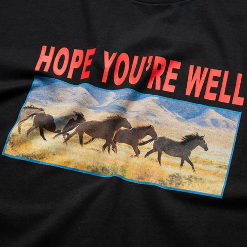 Jungles Horses Tee - Black