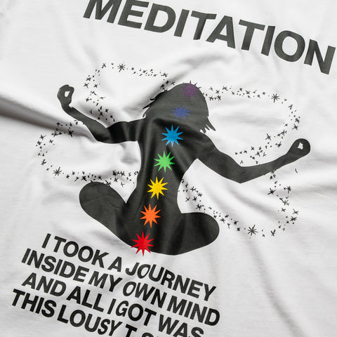 Jungles Meditation Tee - White