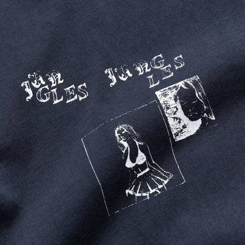 Jungles Nowhere To Go Tee - Vintage Blue
