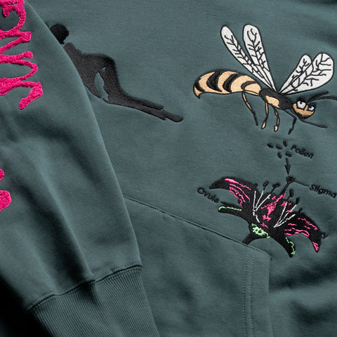 Jungles Pollinate Hoodie - Green