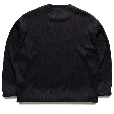 Jungles Wavy L/S Tee - Black