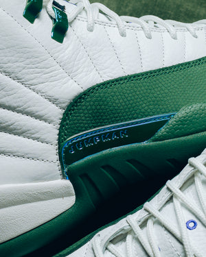 Air Jordan 12 Retro 'Bucks' - Summit White/Gorge Green