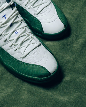 Air Jordan 12 Retro 'Bucks' - Summit White/Gorge Green