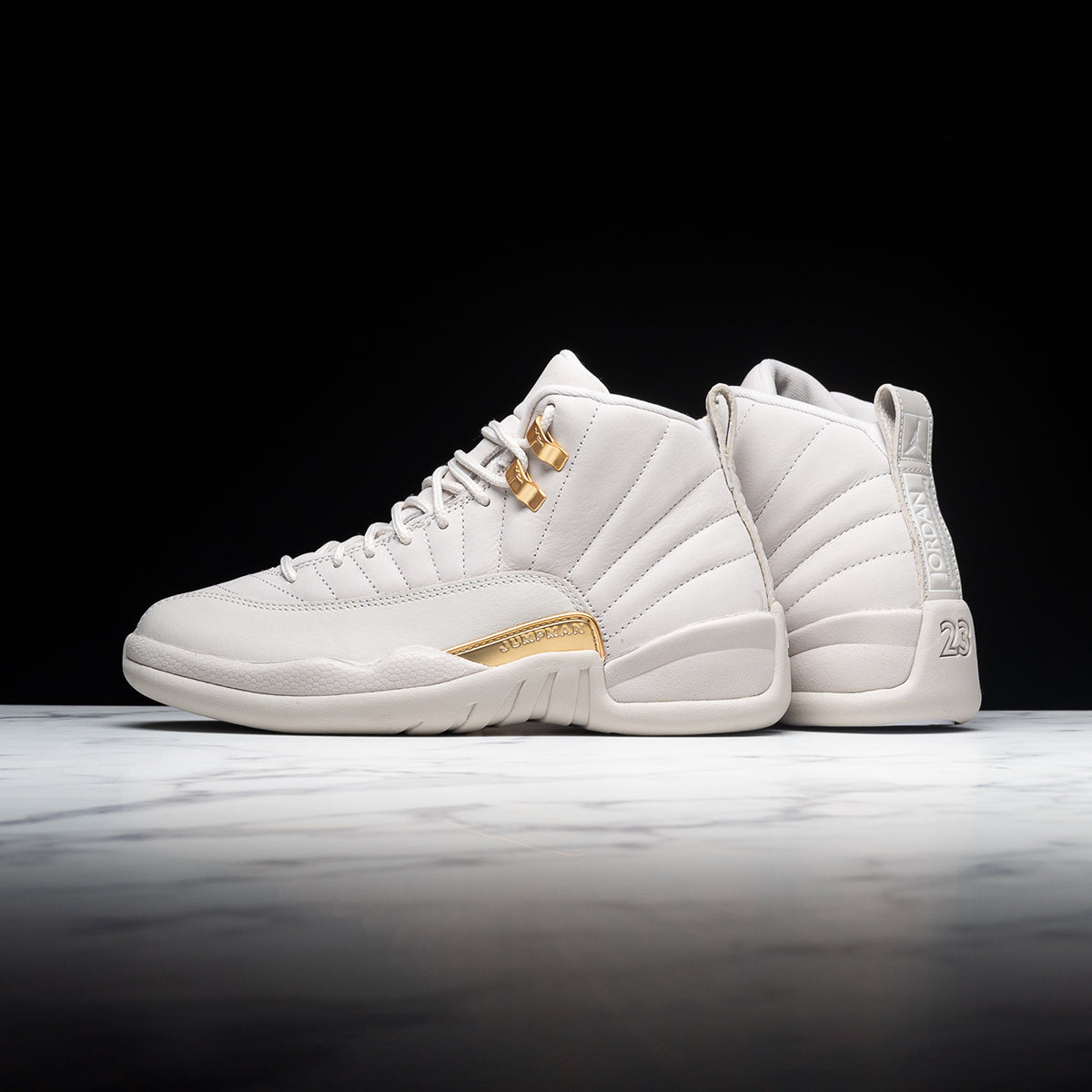 Air jordan 12 gold and white online