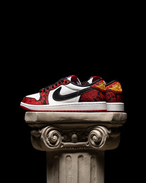 Air Jordan 1 Low OG 'Last Dance At The Garden' - Black/Varsity Red