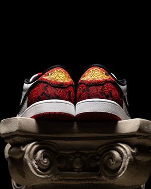 Air Jordan 1 Low OG 'Last Dance At The Garden' - Black/Varsity Red