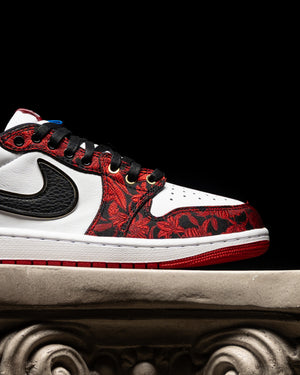 Air Jordan 1 Low OG 'Last Dance At The Garden' - Black/Varsity Red