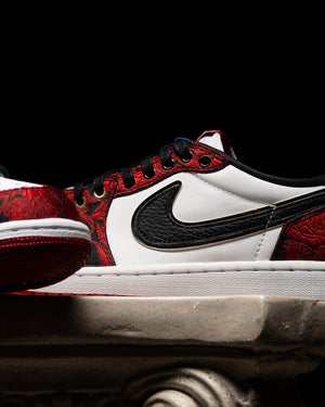 Air Jordan 1 Low OG 'Last Dance At The Garden' - Black/Varsity Red