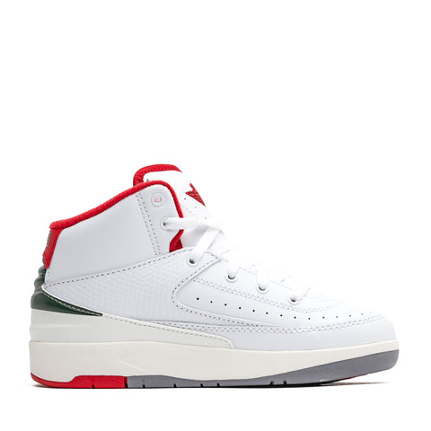 Jordan 2 Retro 'Italy' (PS) - White/Fire Red