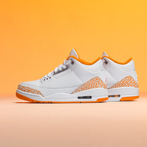 Women's Air Jordan 3 Retro 'Orange Citrus' - White/Multi