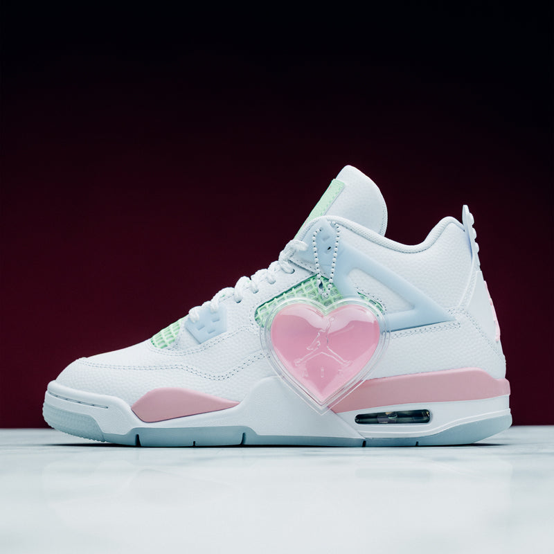 retro 4 pink and green