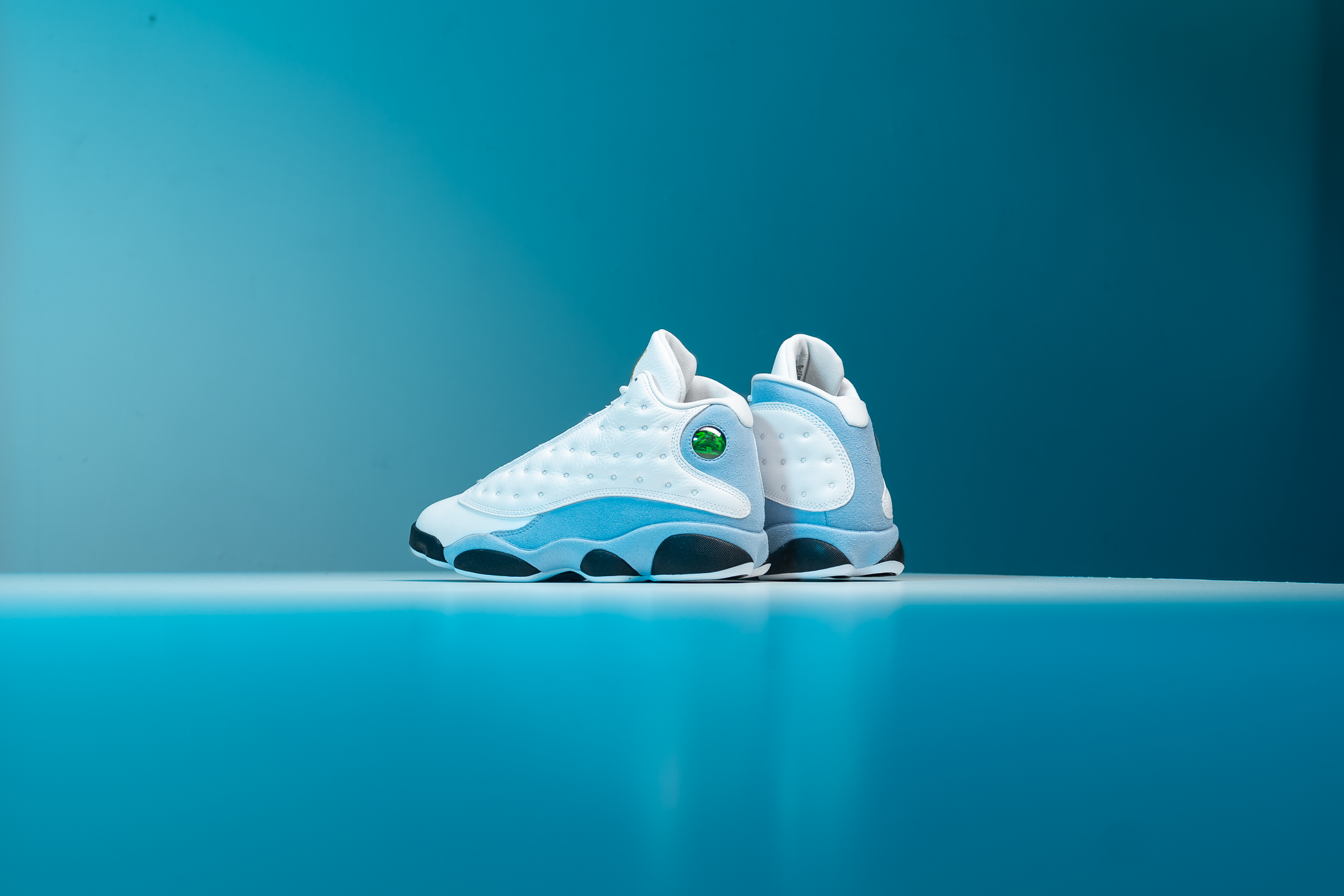 white blue and grey retro 13