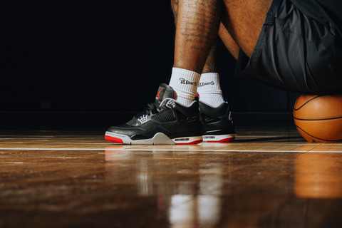 On Feet Mens Jordan Bred Buy Jordan Bred Shorts Factory Sale