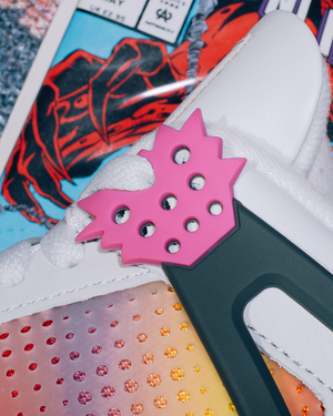 Air Jordan 4 Retro 'Comic' - Off White/Fire Pink