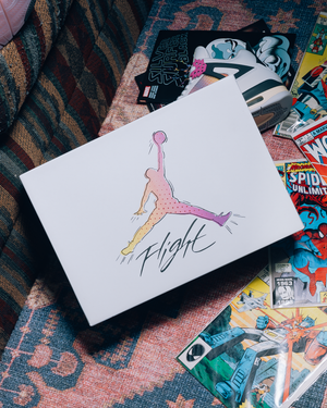 Air Jordan 4 Retro 'Comic' - Off White/Fire Pink