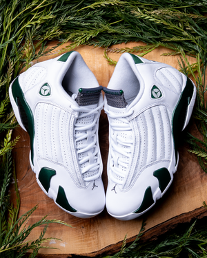 Air Jordan 14 Retro 'Forest Green' - Gorge Green/Light Graphite