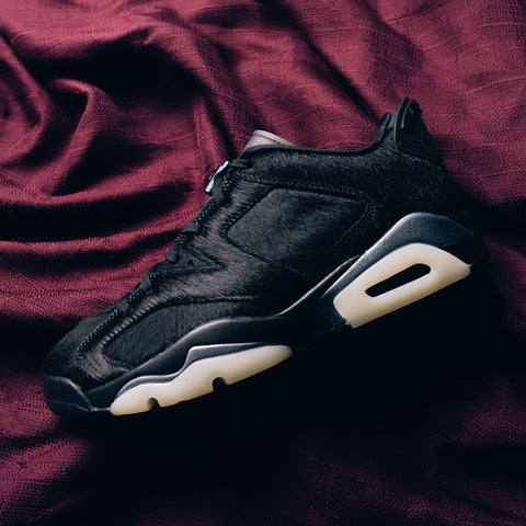 Women's Air Jordan 6 Retro Low - Black/Black