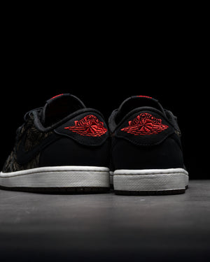 Air Jordan 1 Low OG 'Laser' - Black/Varsity Red