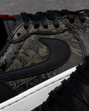 Air Jordan 1 Low OG 'Laser' - Black/Varsity Red
