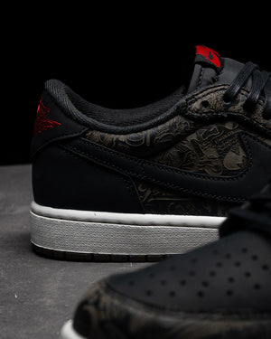 Air Jordan 1 Low OG 'Laser' - Black/Varsity Red