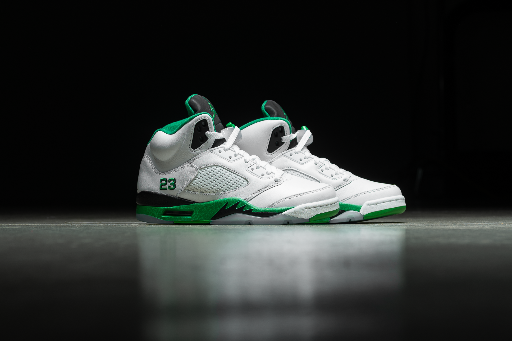 jordan retro 5 lime green