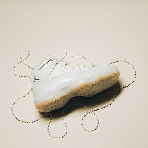 Women's Air Jordan 11 Retro - Sail/Pearl Grey
