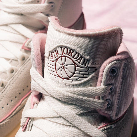 Women's Air Jordan 2 Retro 'Soft Pink' - Summit White/Medium Soft Pink