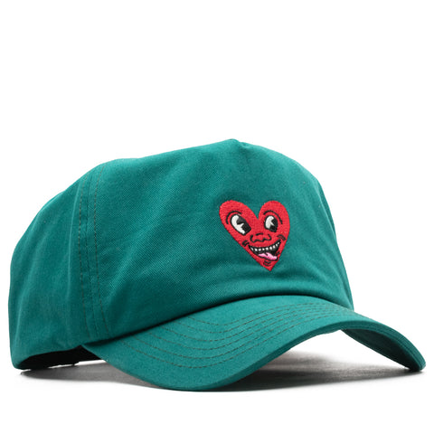 Jungles Heart Face Cap - Green