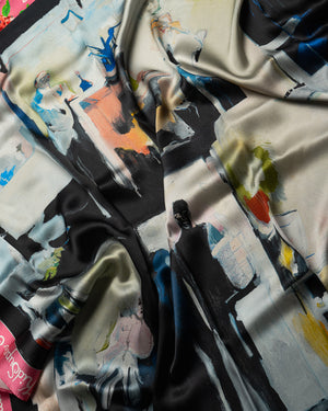 KidSuper All Hands On Deck Silk Scarf - Multi