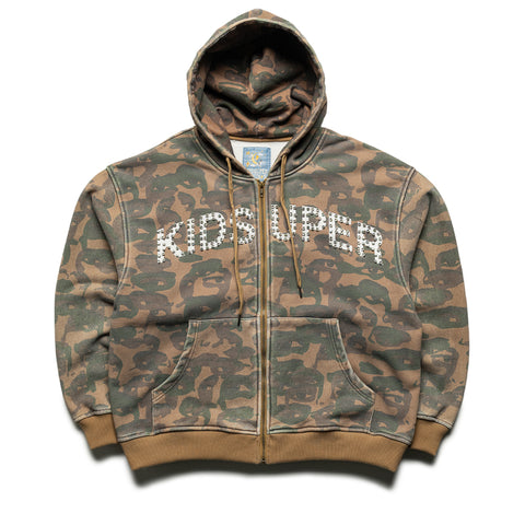 KidSuper Face Camo Hoodie - Dark Green