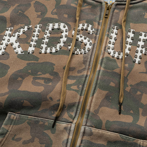 KidSuper Face Camo Hoodie - Dark Green