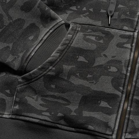 KidSuper Face Camo Hoodie - Black