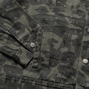 KidSuper Face Camo Jacket - Black