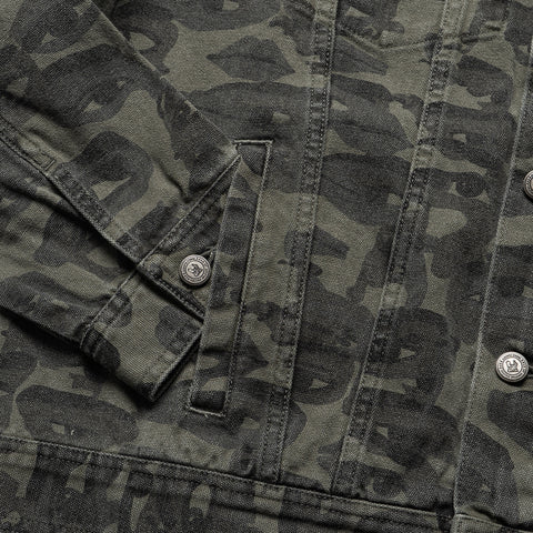 KidSuper Face Camo Jacket - Black