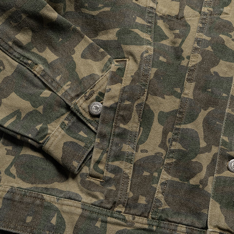 KidSuper Face Camo Jacket - Dark Green