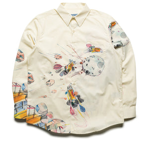 KidSuper Slingshot Button Up - White