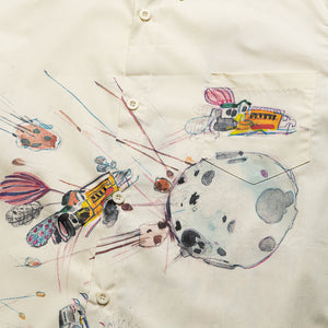 KidSuper Slingshot Button Up - White