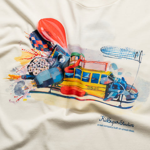 KidSuper Spaceship Tee - Natural