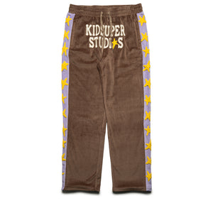 KidSuper Velour Stars Pants - Brown