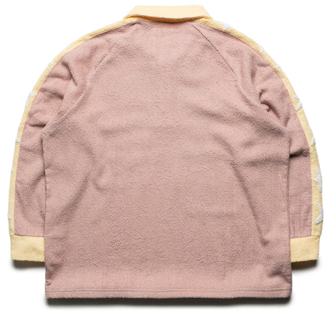 KidSuper Terrycloth Stars Rugby - Pastel Pink