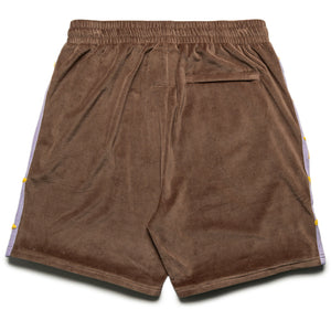 KidSuper Velour Stars Shorts - Brown
