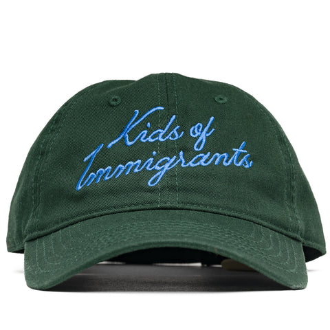 Kids of Immigrants Script Hat - Green