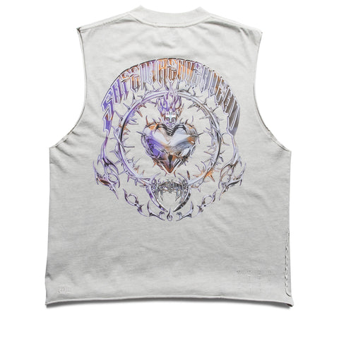 Ksubi Anguish Off Tank - Krete Grey
