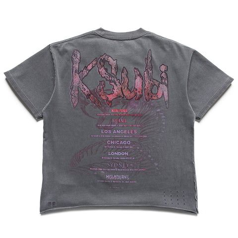 Ksubi Knotted Ekcess Tee - Charcoal